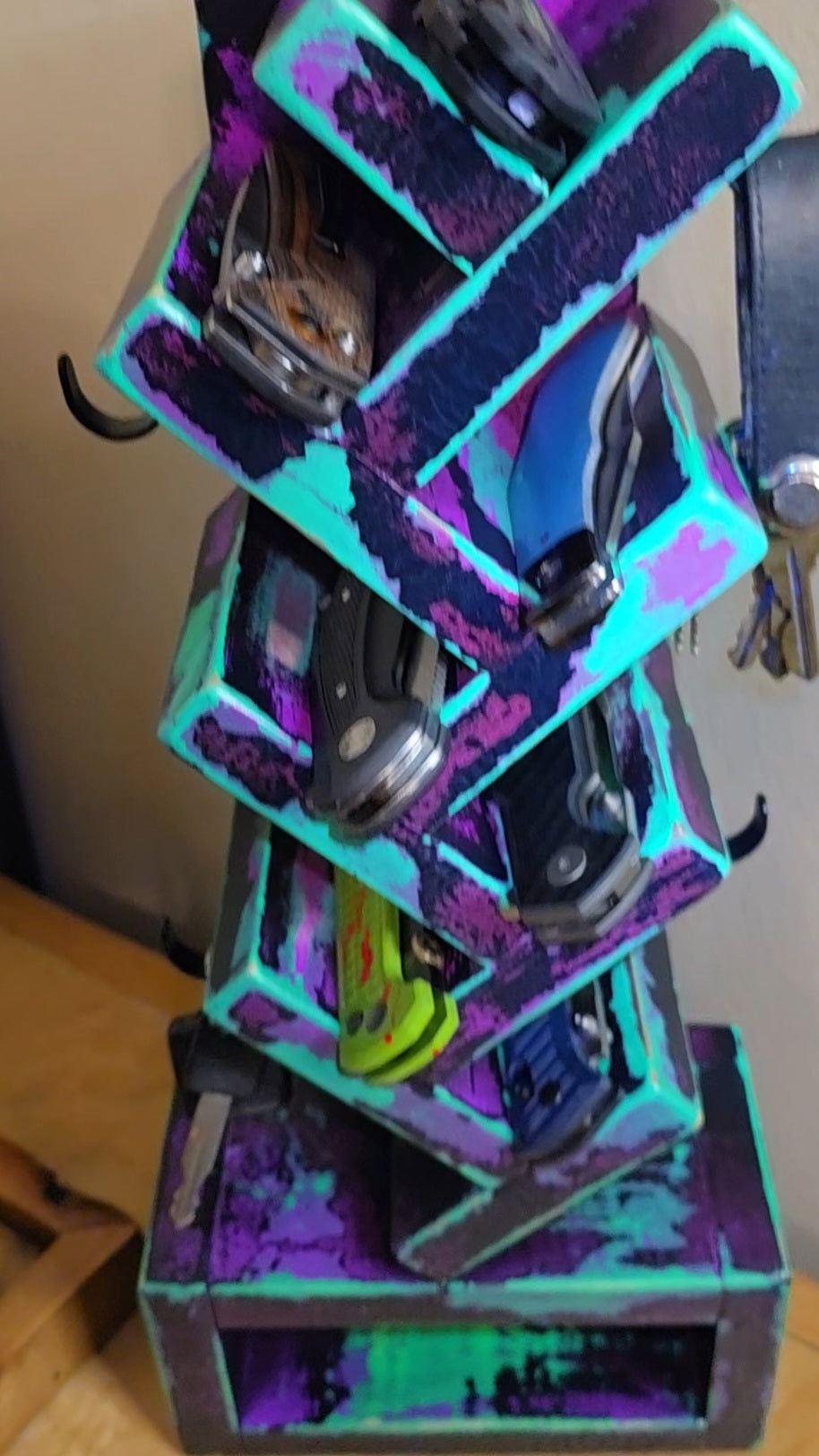 Gear Up EDC Tower Hulk Distressed Finish Colorway