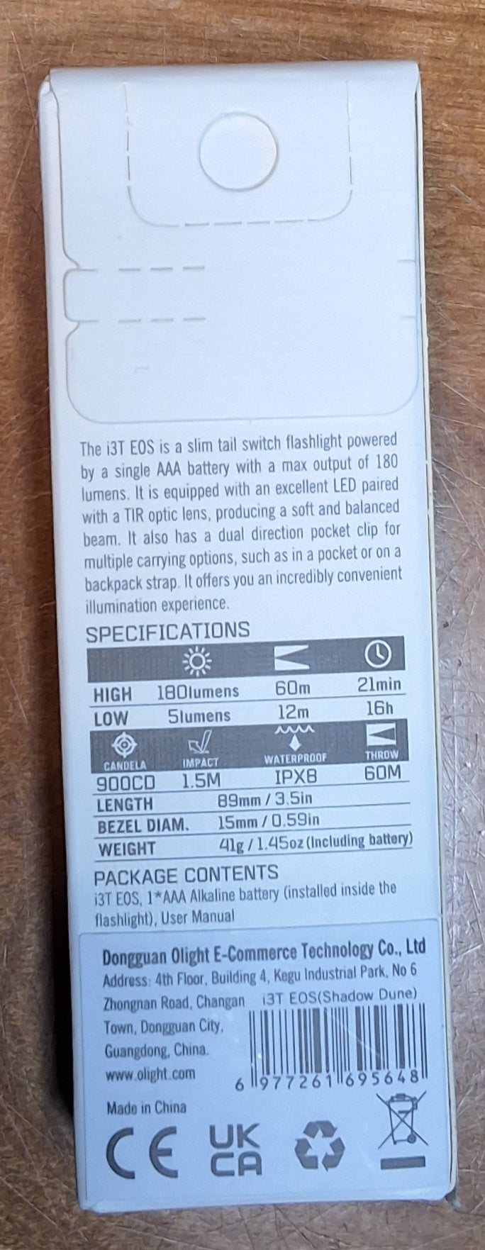 Olight i3T EOS SHADOW DUNE