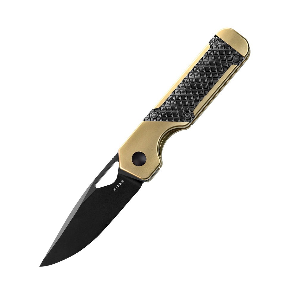 Kizer Mini Militaw Titanium Zirconium