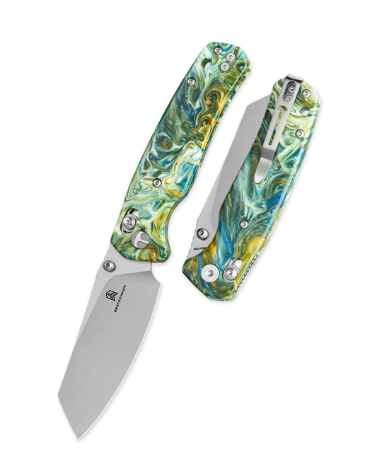 Bestechman Cicadas Wing Green Resin
