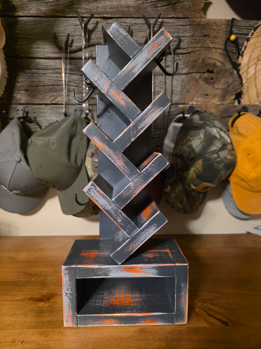 Gear Up EDC Tower-Orange Distressed Finish